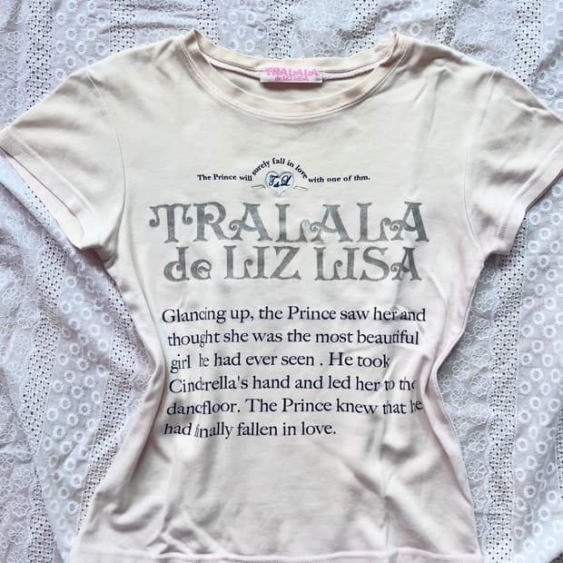 TRALALA Silver printed short sleeve