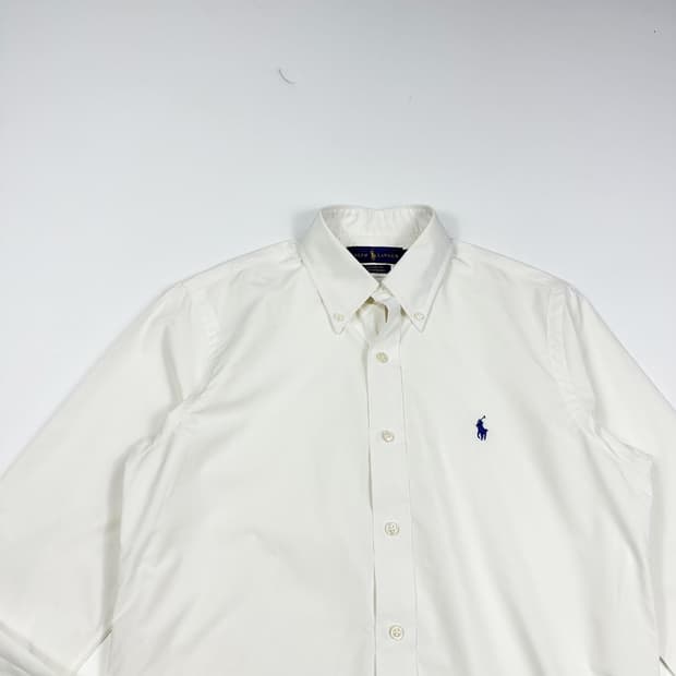 폴로 랄프로렌 포니 클래식 화이트 셔츠 (S)