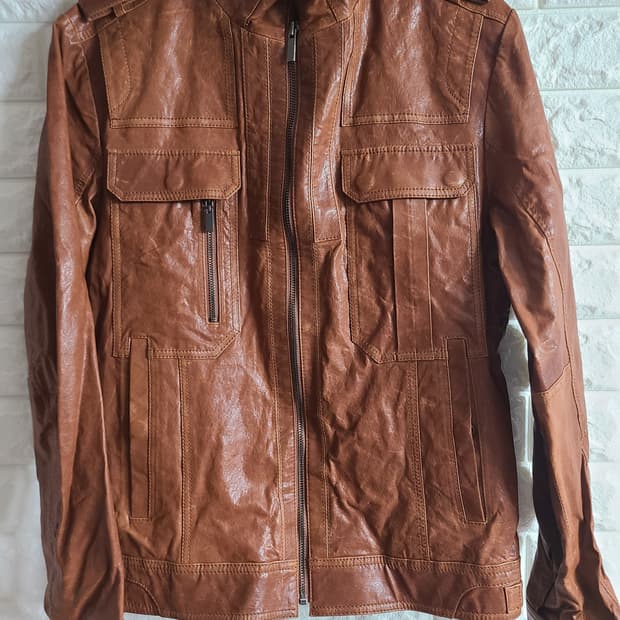 Mind Bridge 갈색 양가죽 자켓 95