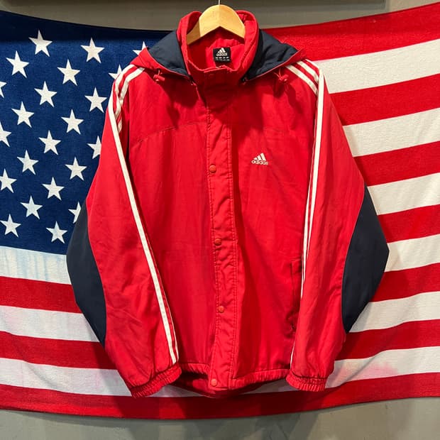 아디다스 누빔 점퍼