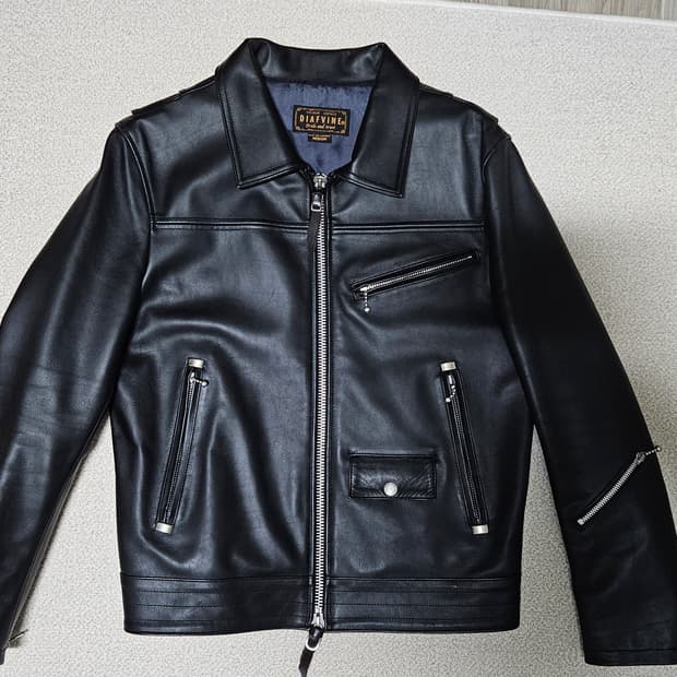 디아프바인 로저 가죽자켓 M [새상품급]