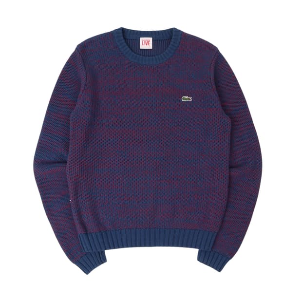 라코스테 Live 블루퍼플 스웨터 니트