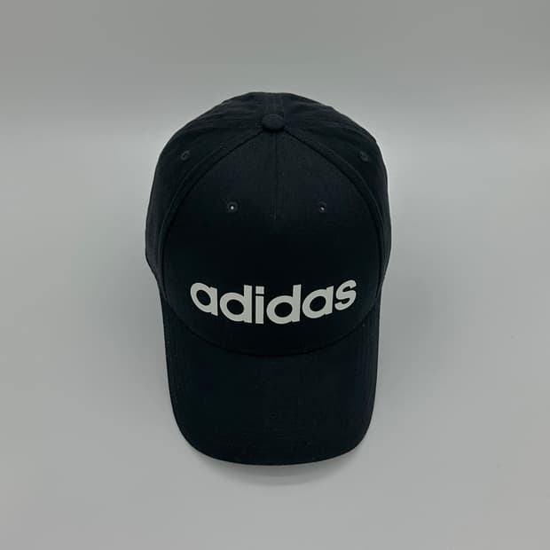 [F] 아디다스 로고 블랙 볼캡 모자