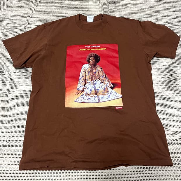 슈프림 엘리스 콜트레인 티셔츠 재즈