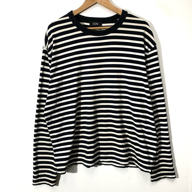 코스 스트라이프 롱슬리브