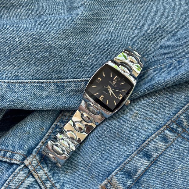 vintage goldlis metal watch