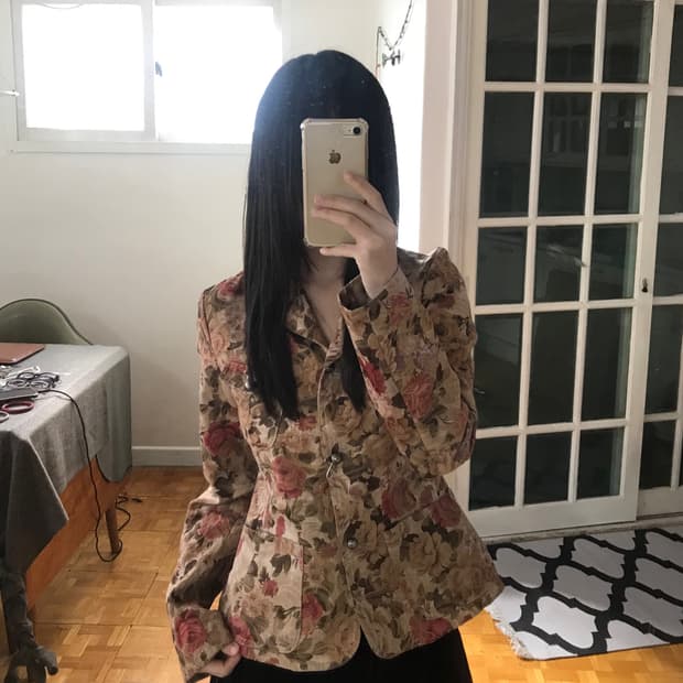 vintage pattern jacket