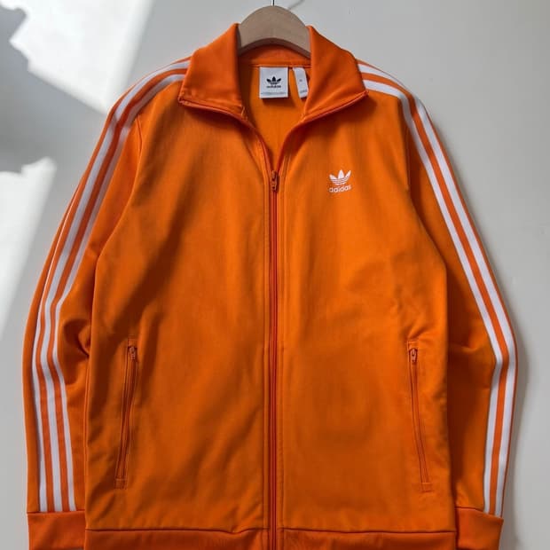 Adidas 아디다스 오렌지 베캔바우어 트랙탑 