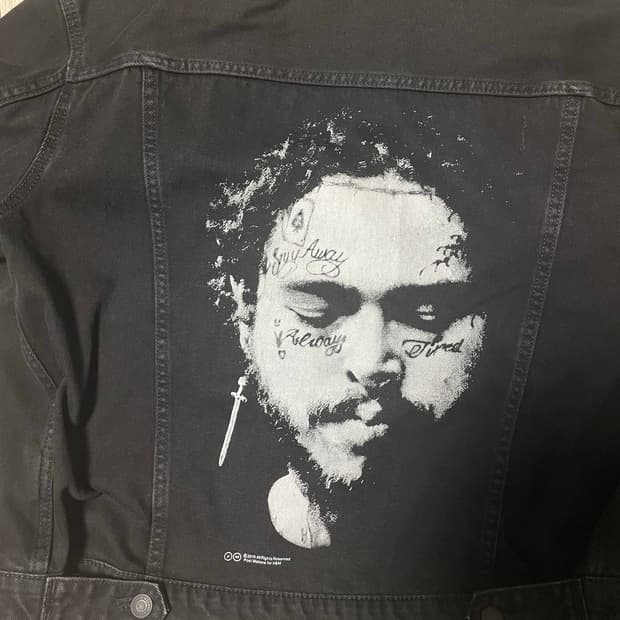 hnm 포스트말론 데님자켓L