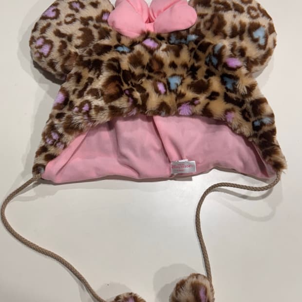 도쿄 디즈니랜드 한정 미니마우스 레오파드 모자 히메오네갸루비니