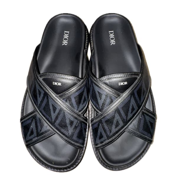 디올 크로스 샌들