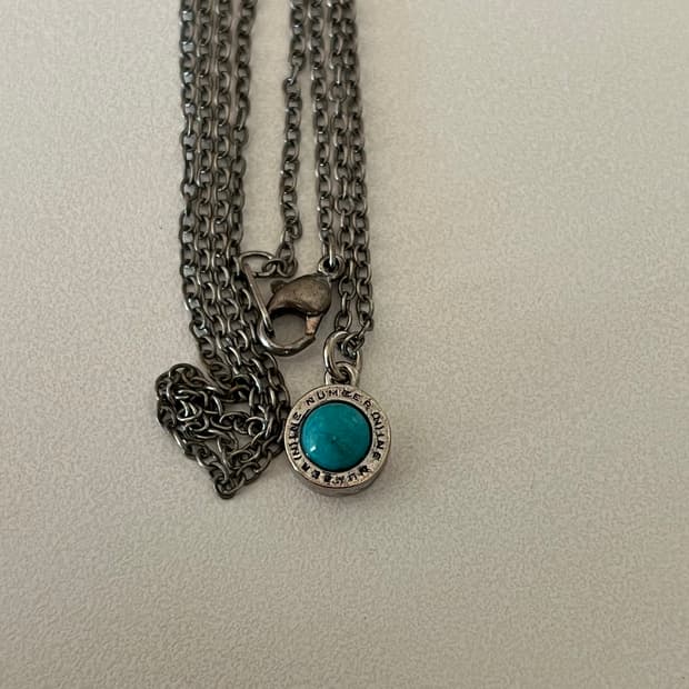 넘버나인 터키석 목걸이 