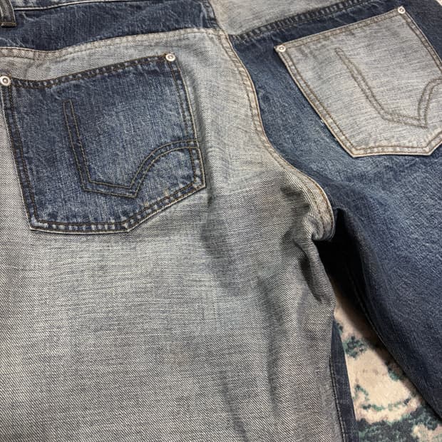 일본 빈티지 데님 진