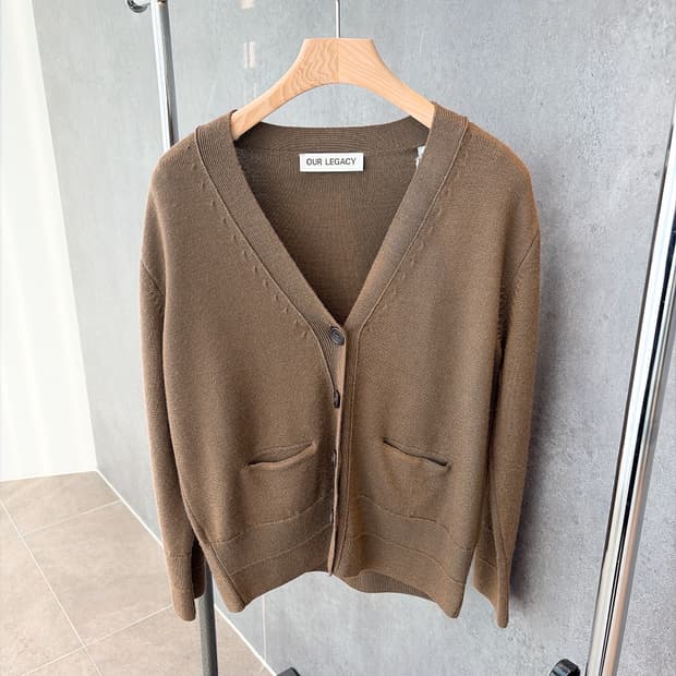 (정품/새상품) OUR LEGACY 아워레가시 여성 메리노울 가디건