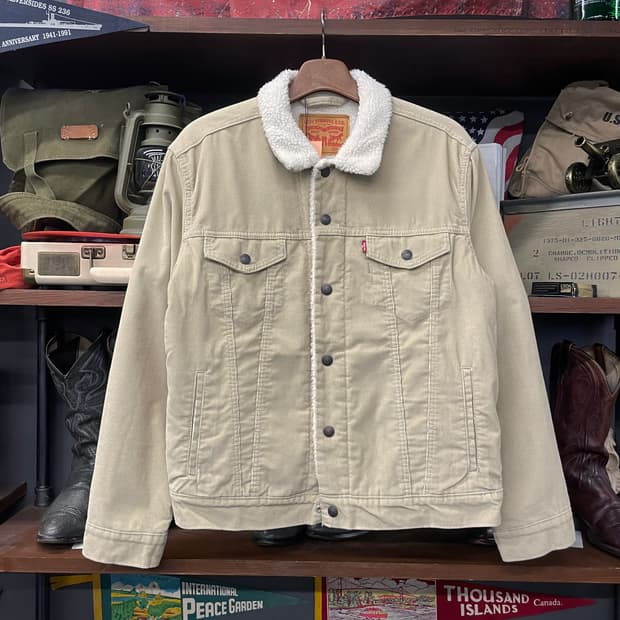 리바이스 스탠다드 코듀로이 쉐르파 자켓