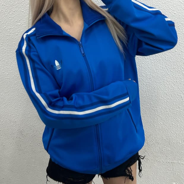 아디다스 멀티라인 블루 트랙탑 110