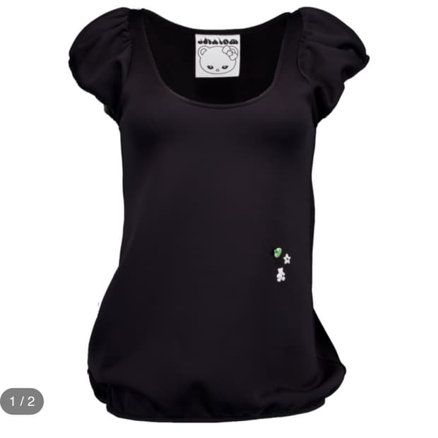 샬롬클럽 GUMMY BLOOM TOP BLACK