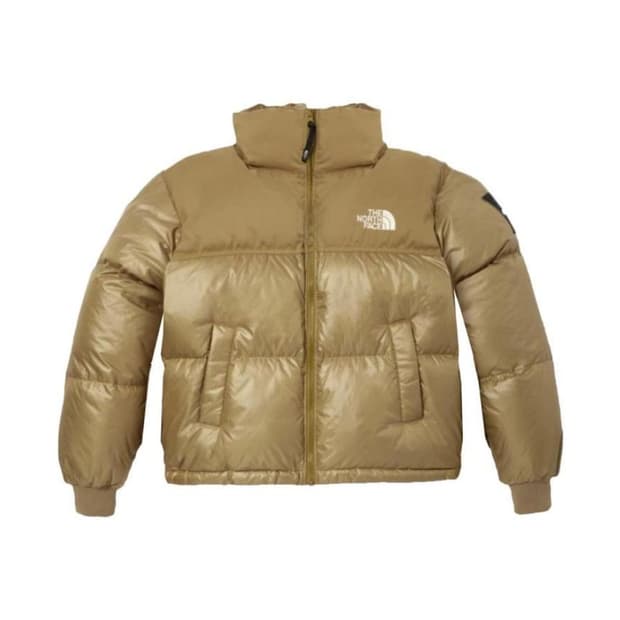노스페이스 화이트 라벨 노벨티 눕시 다운 자켓 베이지 브라운