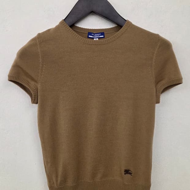 버버리 블루라벨 니트 반팔 38사이즈