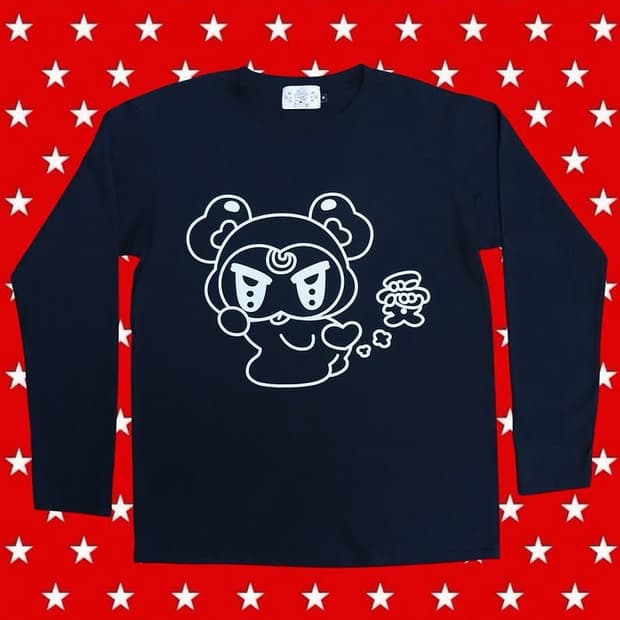 momentel baby black t-shirt