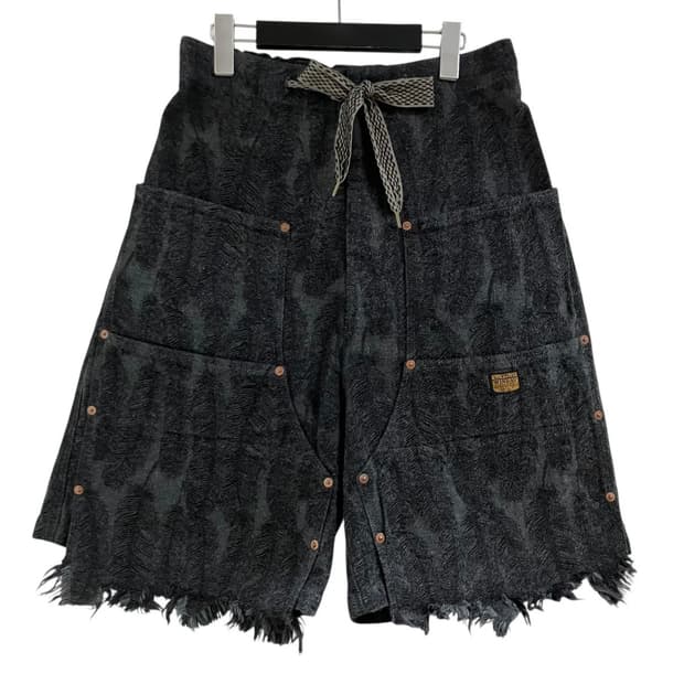 KAPITAL 12oz 맥파이 데님쇼츠