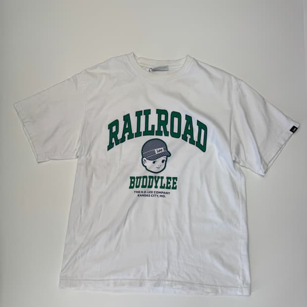 LEE 리 RailRoad 프린팅 반팔 티셔츠