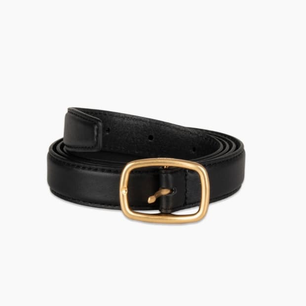 Aieul Narrow Belt_Black(Napa) 
