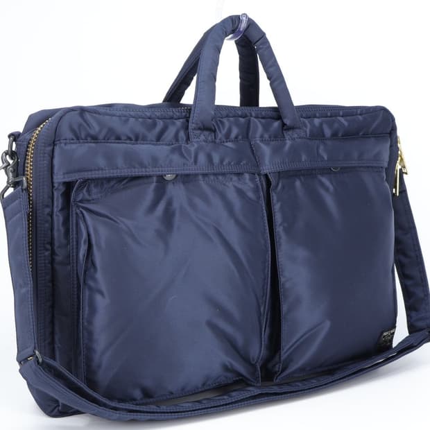 포터 탱커 2WAY 브리프케이스 크로스백 네이비