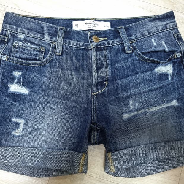 아베크롬비 빈티지 Y2K 데님 반바지 숏팬츠