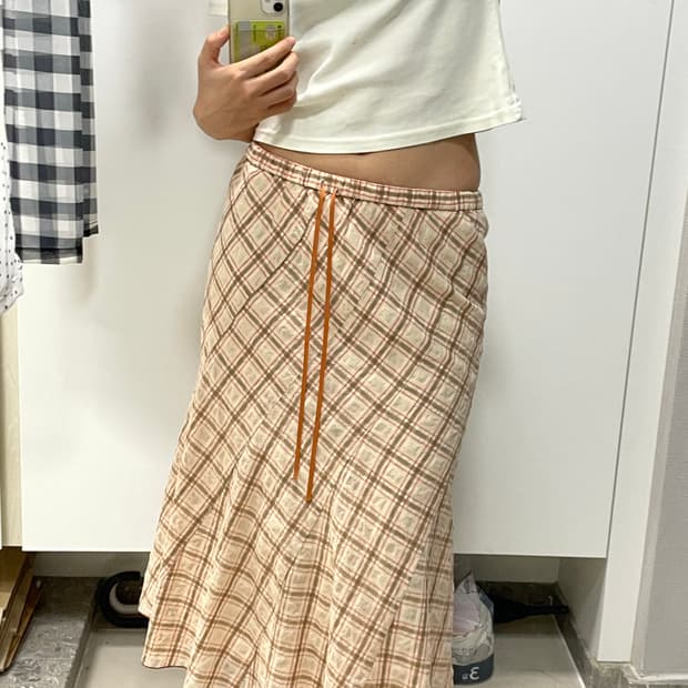 [일본 빈티지] 크리스탈빔 스커트