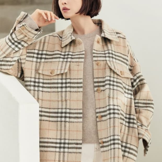 탑텐 아우터형 셔츠