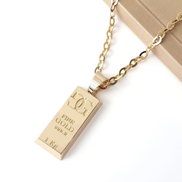 14k 골드바 목걸이 대사이즈(줄x)