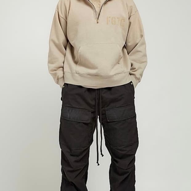 피어오브갓 7th 빈티지 카고 팬츠 블랙   FEAR OF GOD SEV