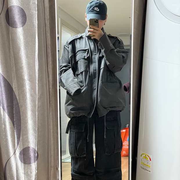 BLR Utility Cargo Washed Denim Pants2 M