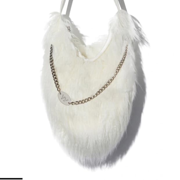 Openyy SHAGGY HOBO LARGE, WHITE