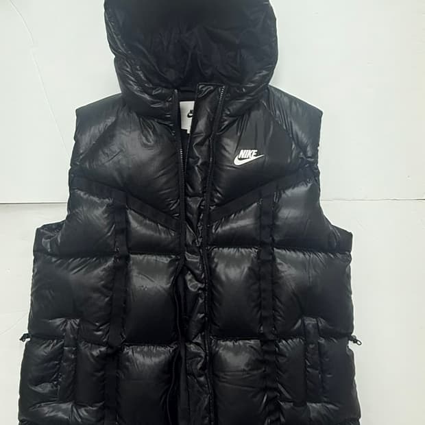 나이키 오버핏 패딩 조끼 우먼