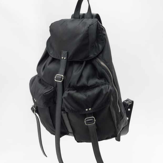 [25fw/youth] 레더 디테일 프라다st 백팩