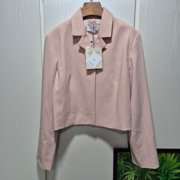 (타임세일)(새상품)스타일난다 핑크 크롭 자켓