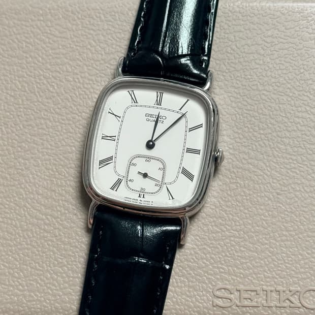 Seiko 세이코 쿼츠 로만 인덱스 스모 세코 1980
