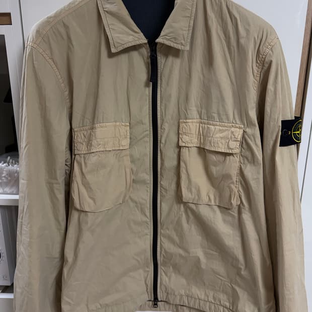 스톤아일랜드 셔츠자켓 베이지 xxl