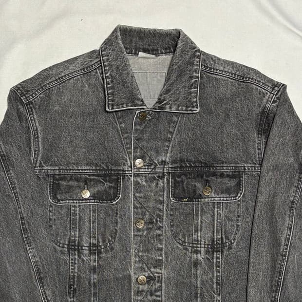 Lee 흑청 데님 자켓