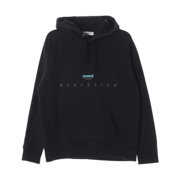 앤더슨벨 자수 로고 오버핏 후드티 L