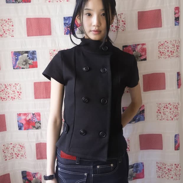 [yinandyang] Flip denim, blue