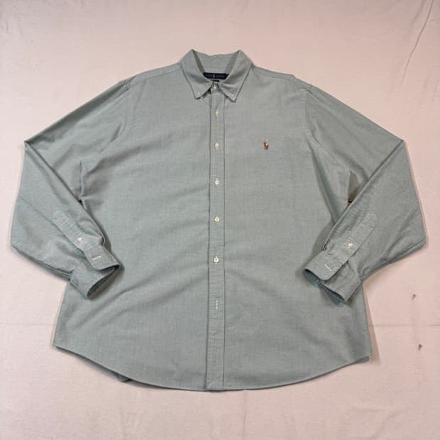 XXL) 폴로 랄프로렌 클래식핏 옥스포드 셔츠 큐알탭 신형