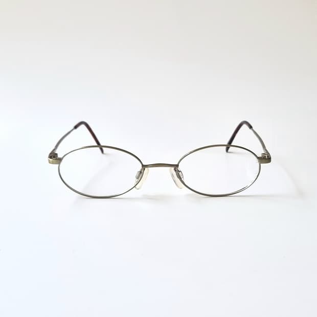 데드스탁 오벌형 빈티지 메탈 안경테 1822