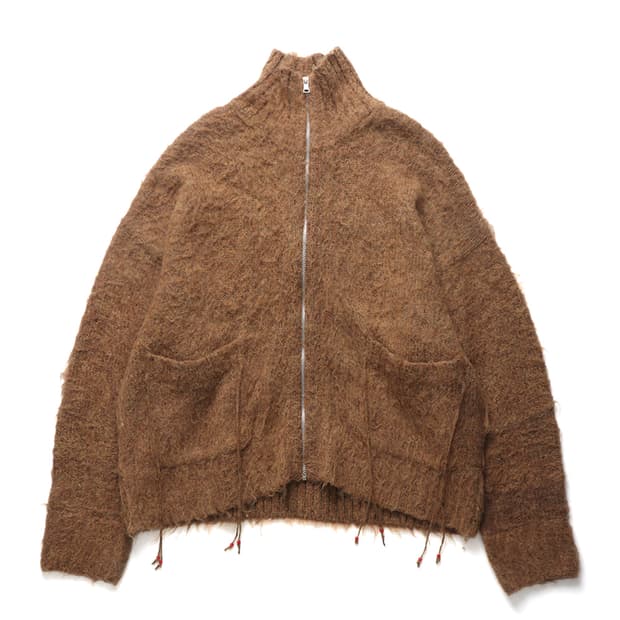 FACCIES Shaggy Drivers Knit Jacket