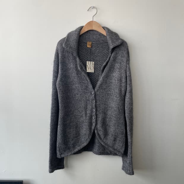 vintage mohair blend cardigan