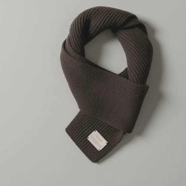 인더로우 머플러  Alain Wool Muffler (Brown)