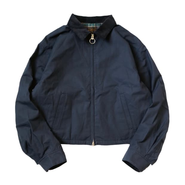 캐피탈 코튼 웨더 오일 코팅 드리즐리 자켓 L