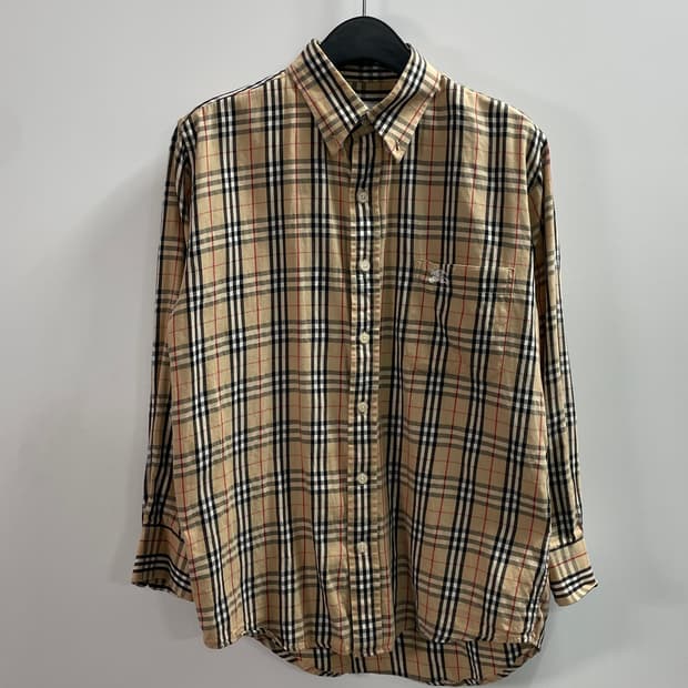 버버리 우먼스 노바체크 긴팔 셔츠 (on.635)